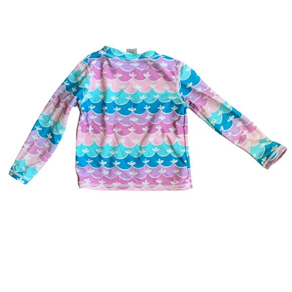 RuffleButts Mermaid Rashguard - Picture 4 of 5